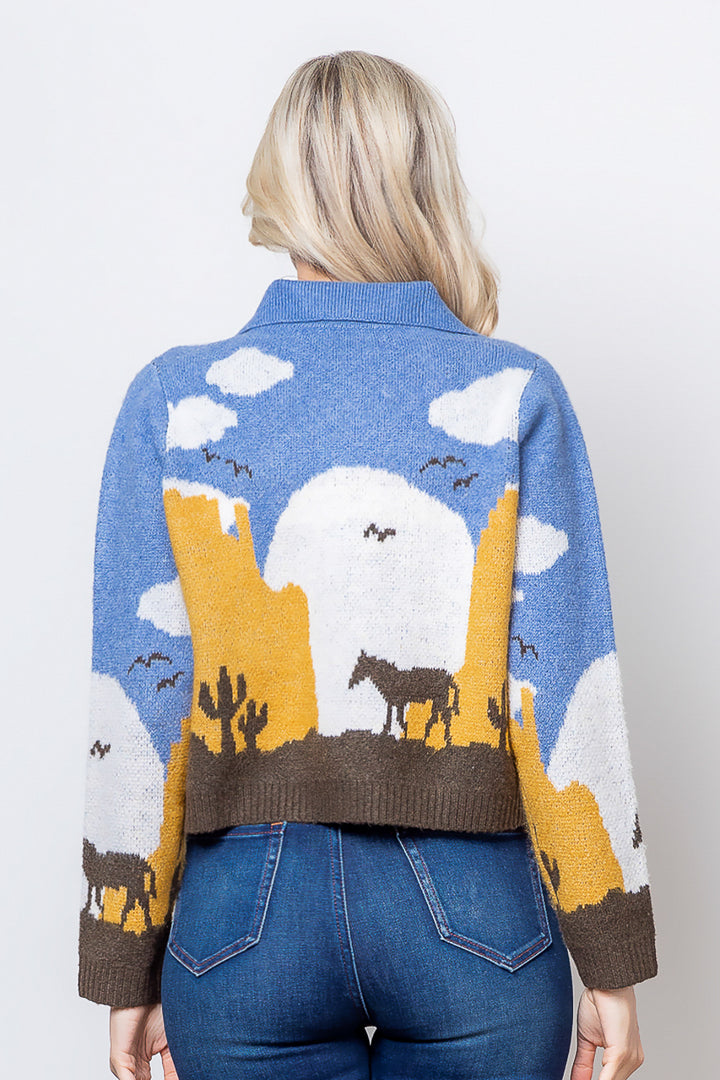 COWGIRL CARDIGAN SWEATER