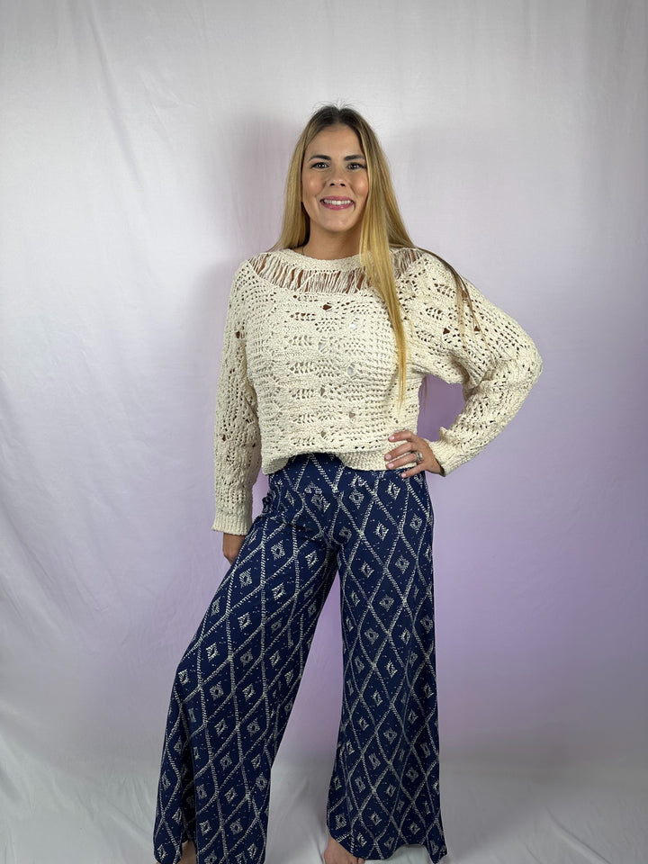 PRINTED PALAZZO PANTS