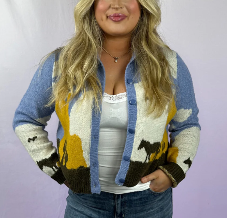 COWGIRL CARDIGAN SWEATER